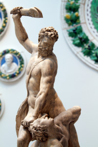 4.4.2010: Samson slaying a Philistine, c1562 by Giovanni Bologna, or Giambologna (1529-1608), Victoria and Albert Museum, London. Museum no. A.7-1954.